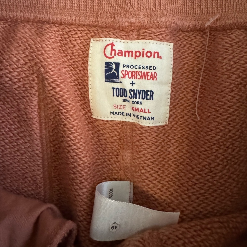Todd Snyder x Champion Men Small Sweatshirt & Jogger Set NWOT 100% cotton - Picture 9 of 15